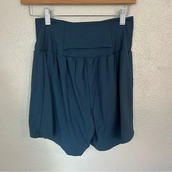 Halara Navy Blue Medium Long Shorts - Picture 2 of 4